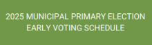 2025 Early Voting 