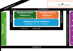 Durham Station map image